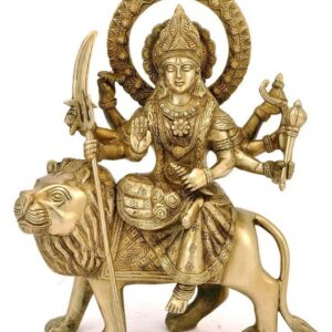 Divine Brass Durga Ji Idol – Symbol of Strength & Protection